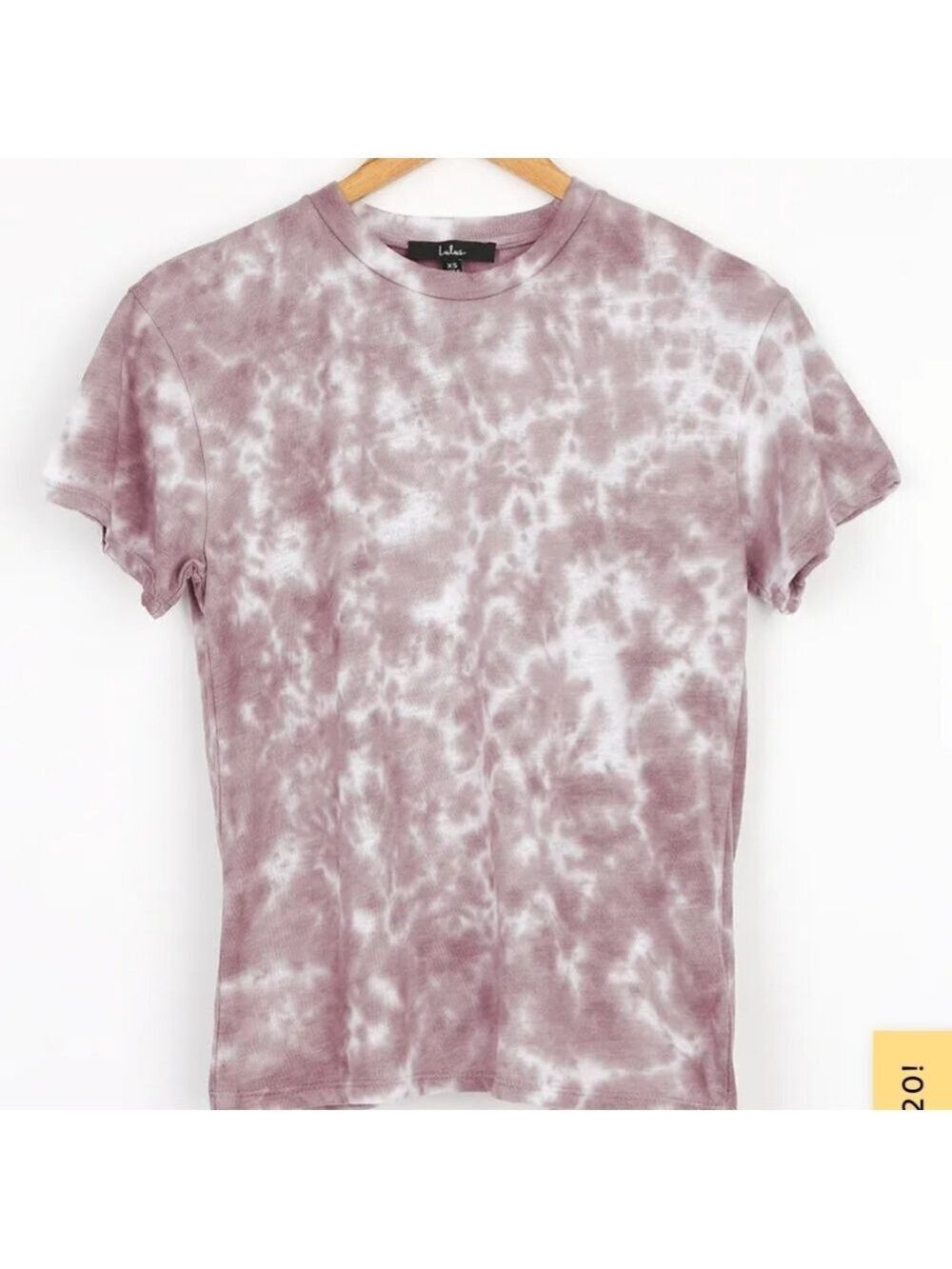 Lulus Mauve Purple Tie Dye Tee Large